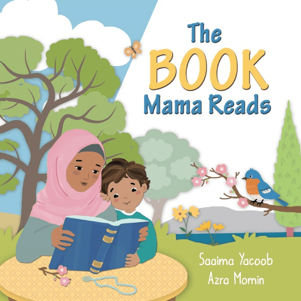 A mom reading to her child