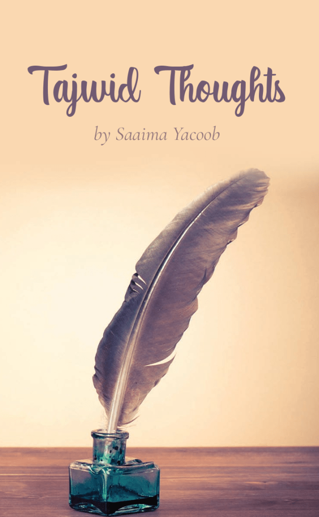 tajwid thoughts book cover